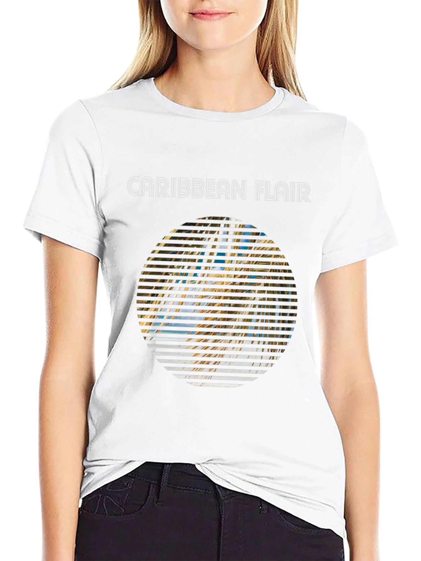 Caribbean Flair Graphic T-Shirt
