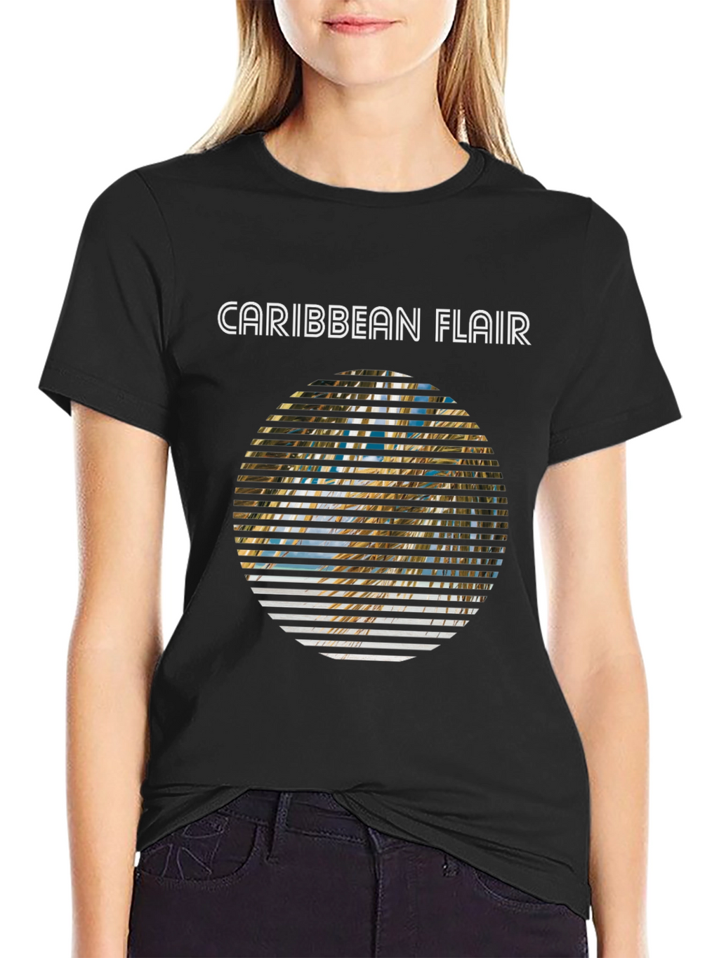 Caribbean Flair Graphic T-Shirt