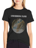 Caribbean Flair Graphic T-Shirt