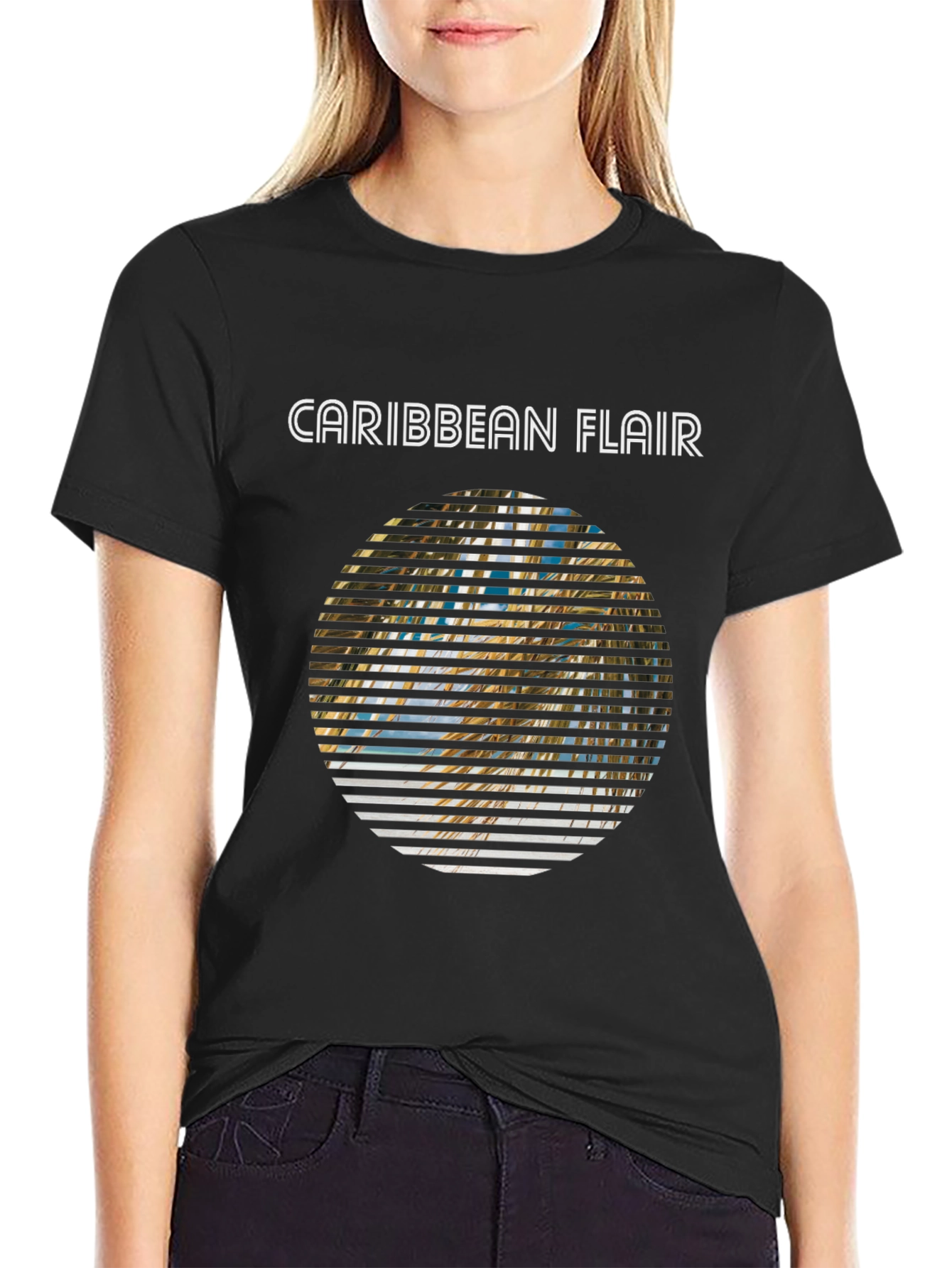 Caribbean Flair Graphic T-Shirt