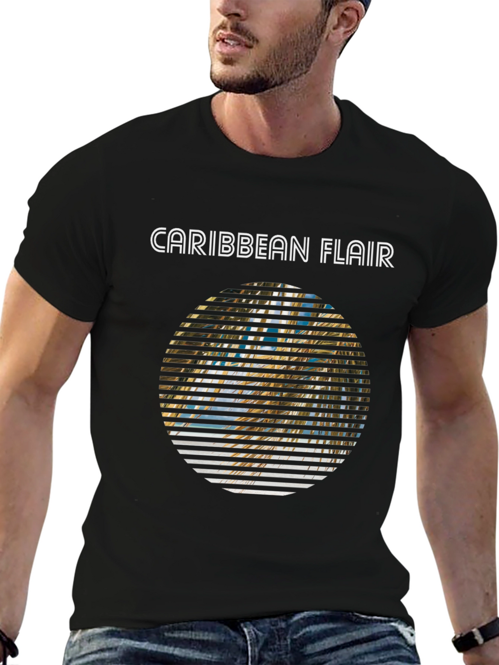Caribbean Flair Graphic T-Shirt