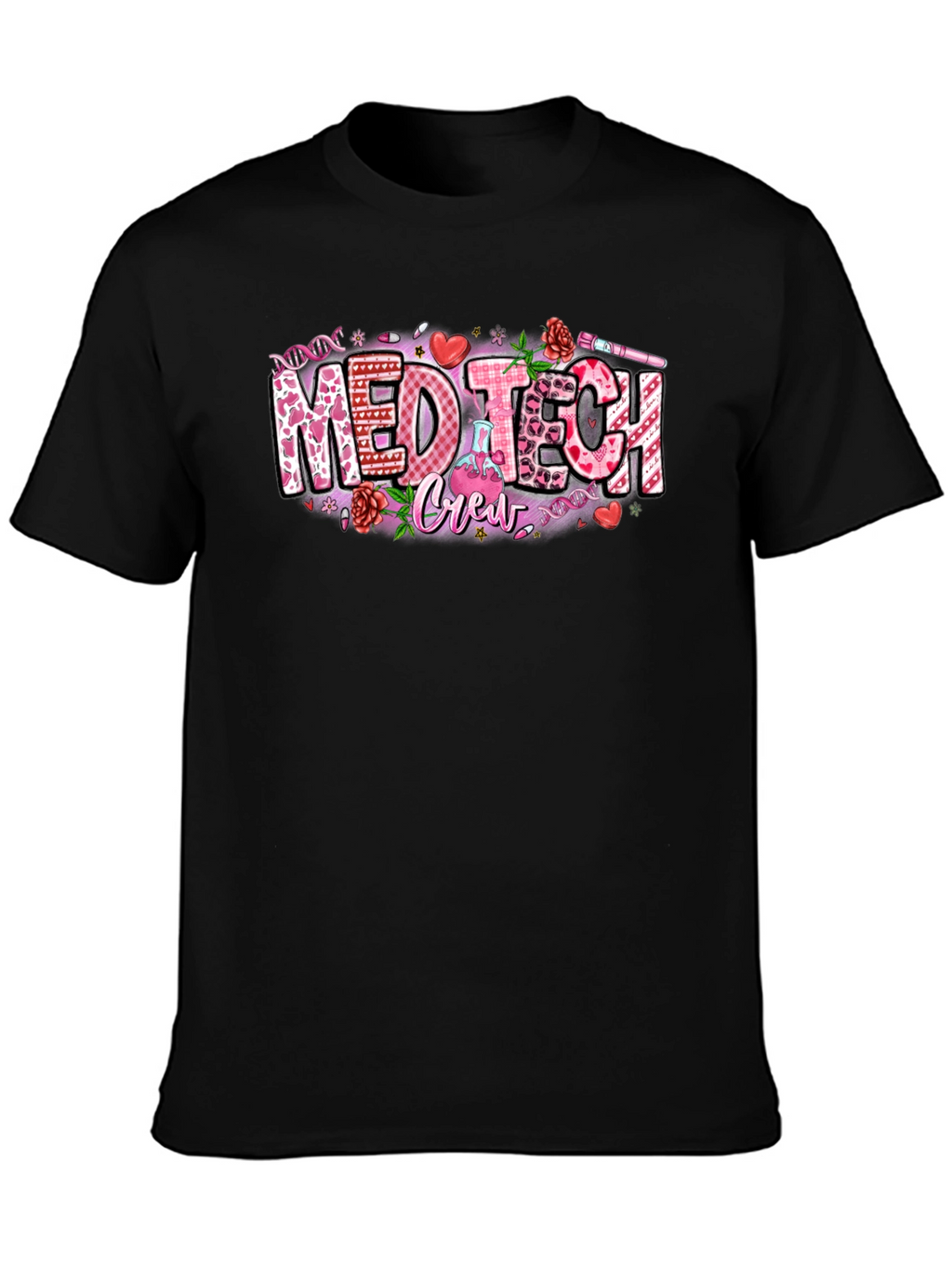 Med Tech Crew Valentines Day T-Shirt