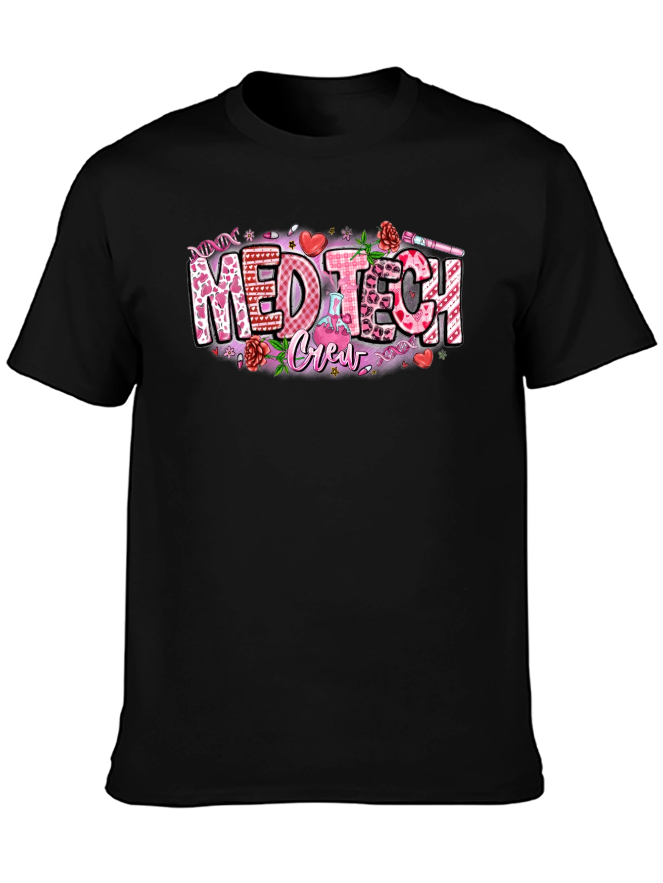 Med Tech Crew Valentines Day T-Shirt