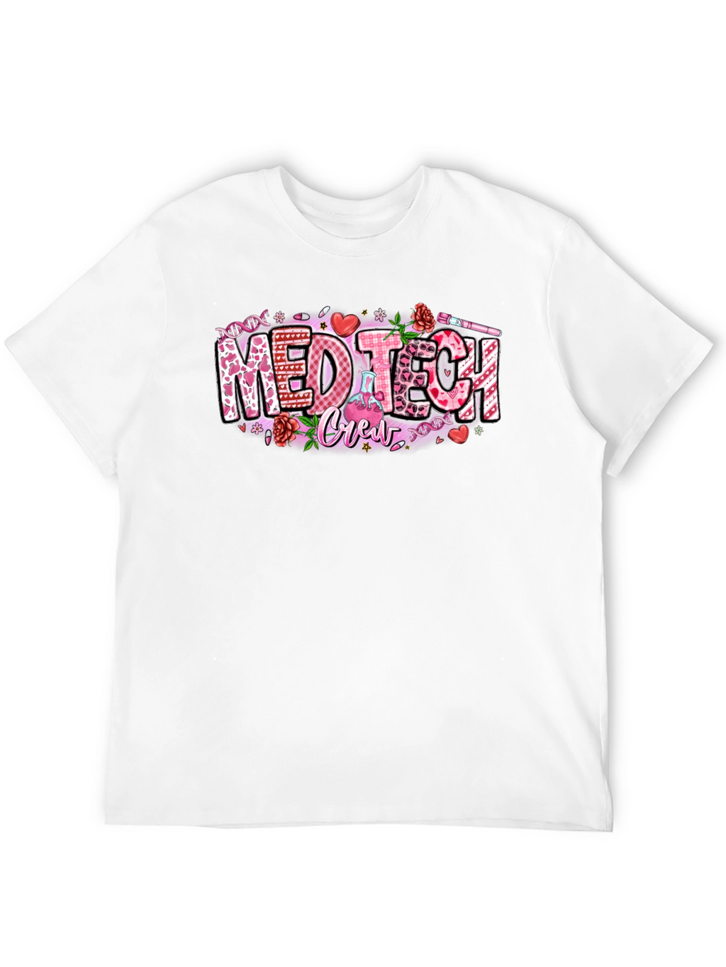 Med Tech Crew Valentines Day T-Shirt