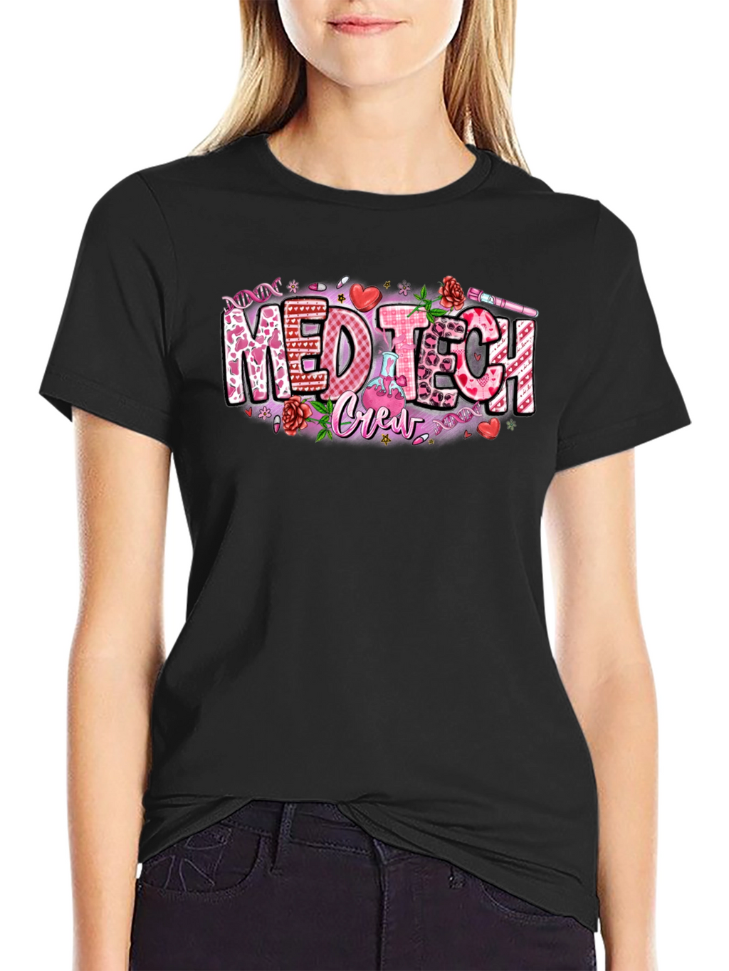 Med Tech Crew Valentines Day T-Shirt