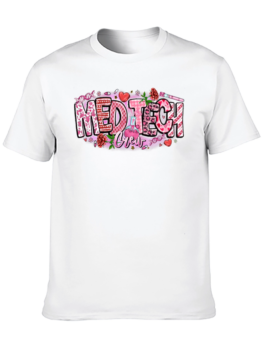 Med Tech Crew Valentines Day T-Shirt