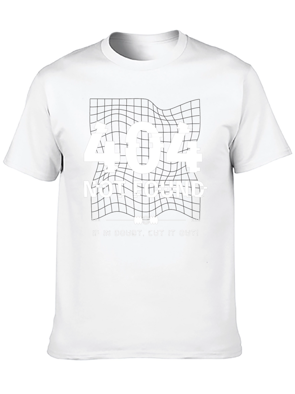 404 Not Found Graphic T-Shirt - Black
