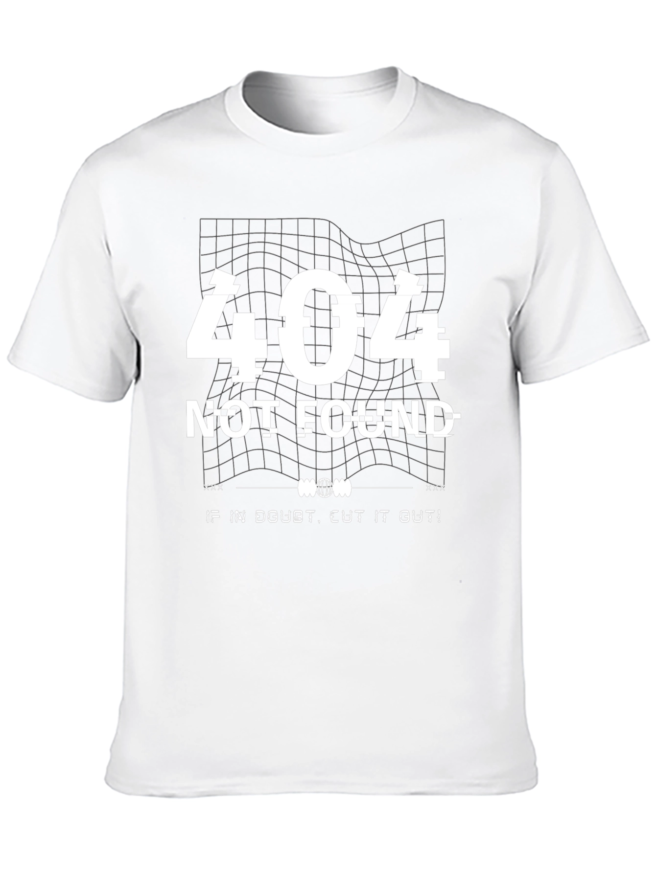 404 Not Found Graphic T-Shirt - Black