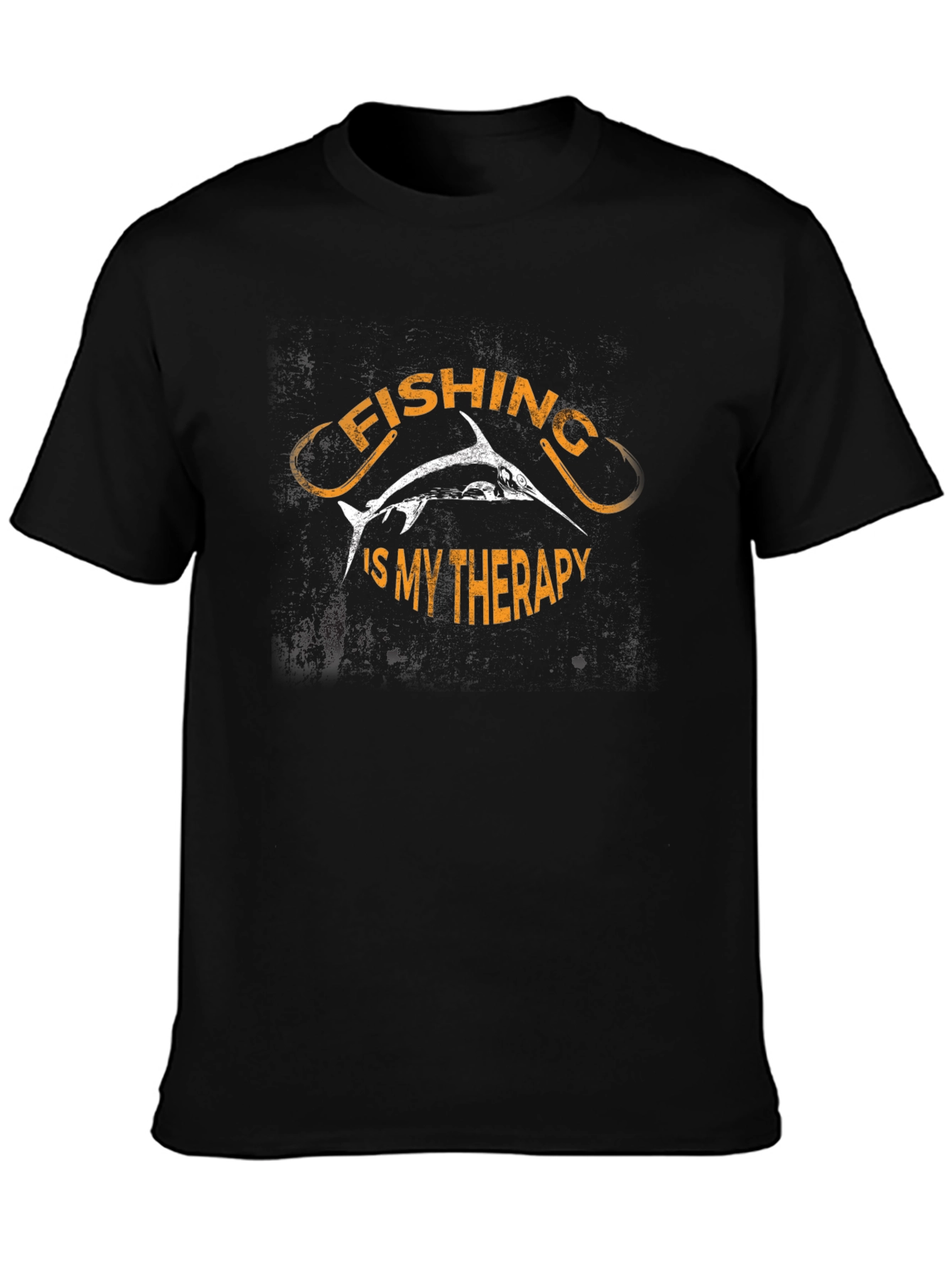Fishing is My Therapy Graphic T-Shirt