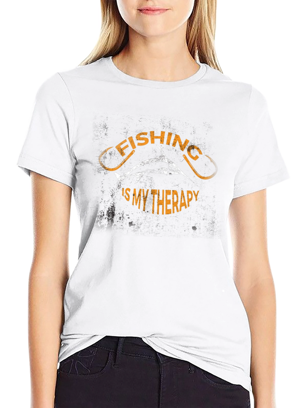 Fishing is My Therapy Graphic T-Shirt
