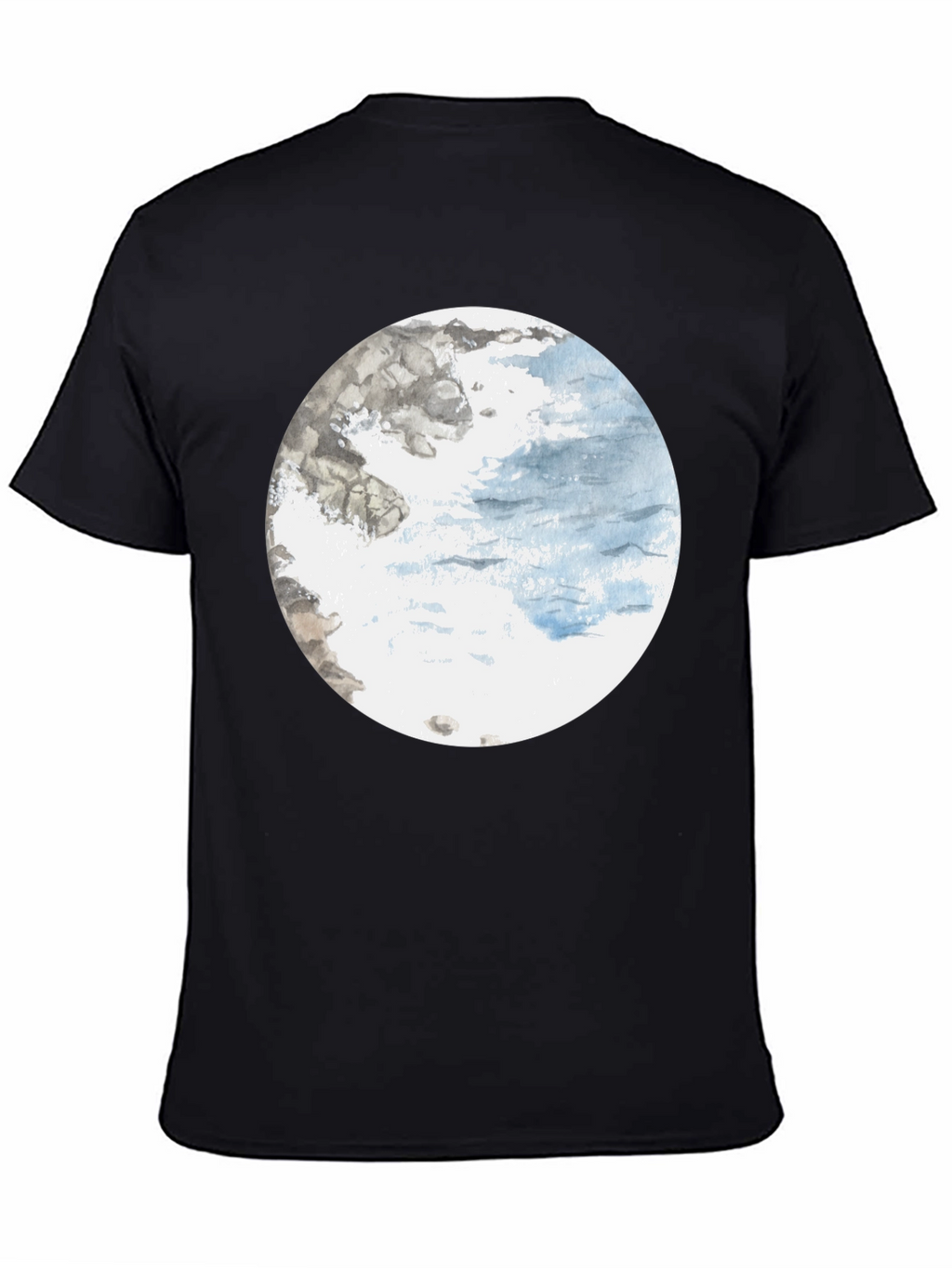 Round Seascape Graphic Tee