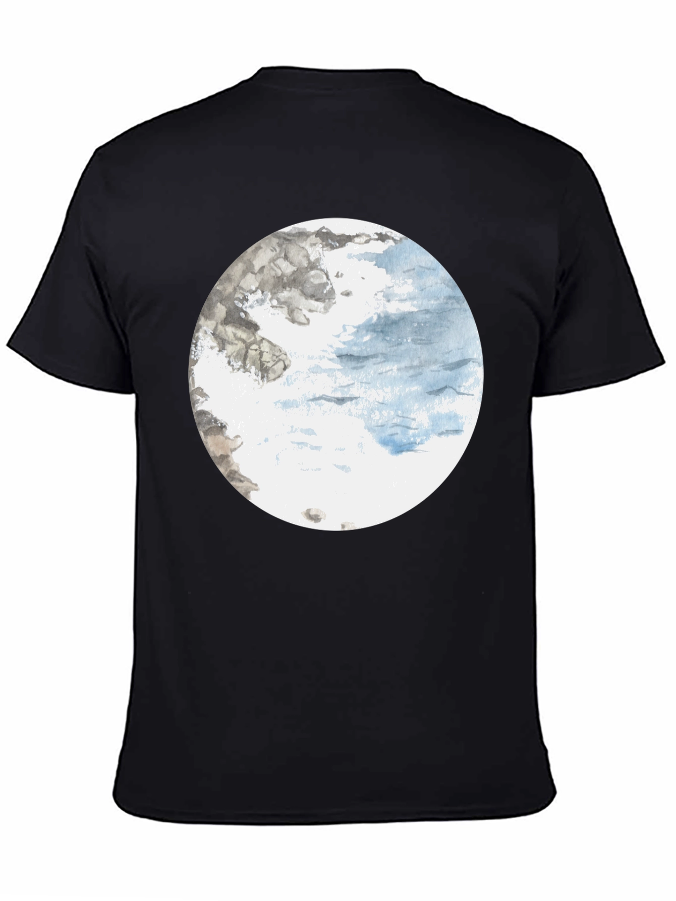 Round Seascape Graphic Tee