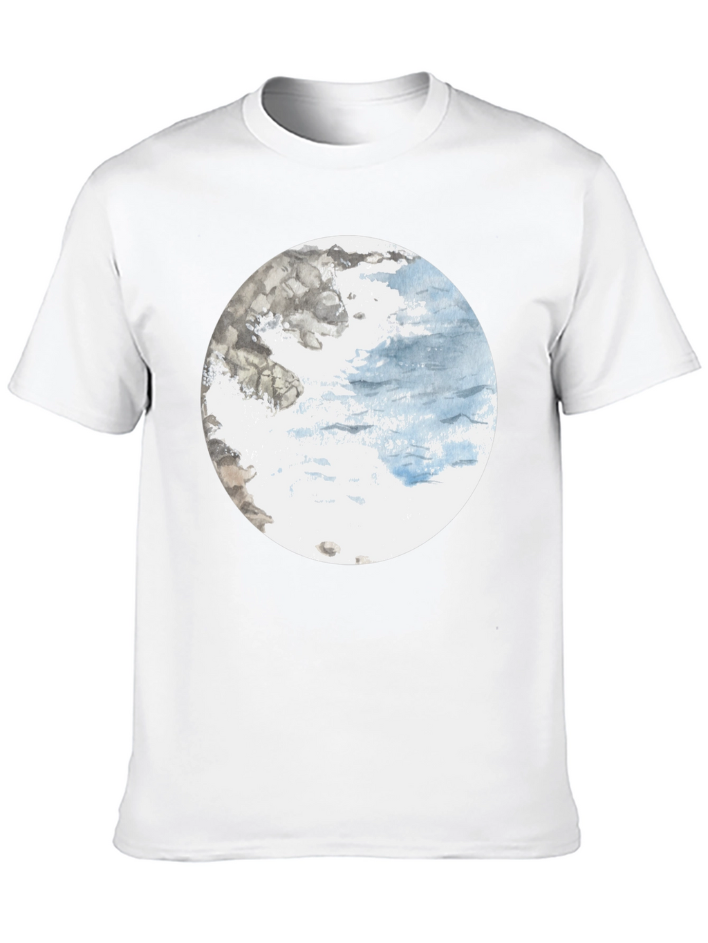 Round Seascape Graphic Tee