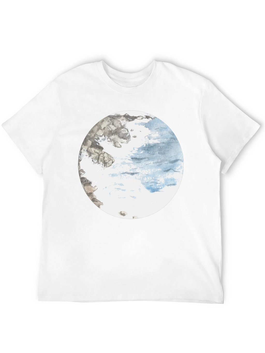 Round Seascape Graphic Tee