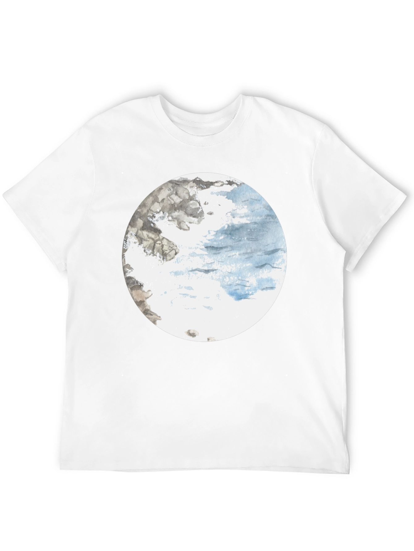 Round Seascape Graphic Tee