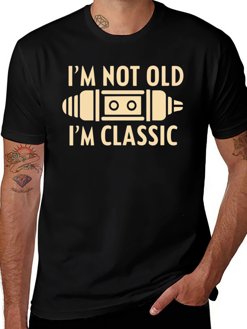 Classic Cassette Tape T-Shirt - Retro Style