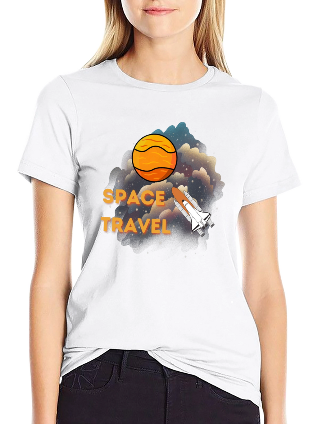 Space Travel Graphic T-Shirt