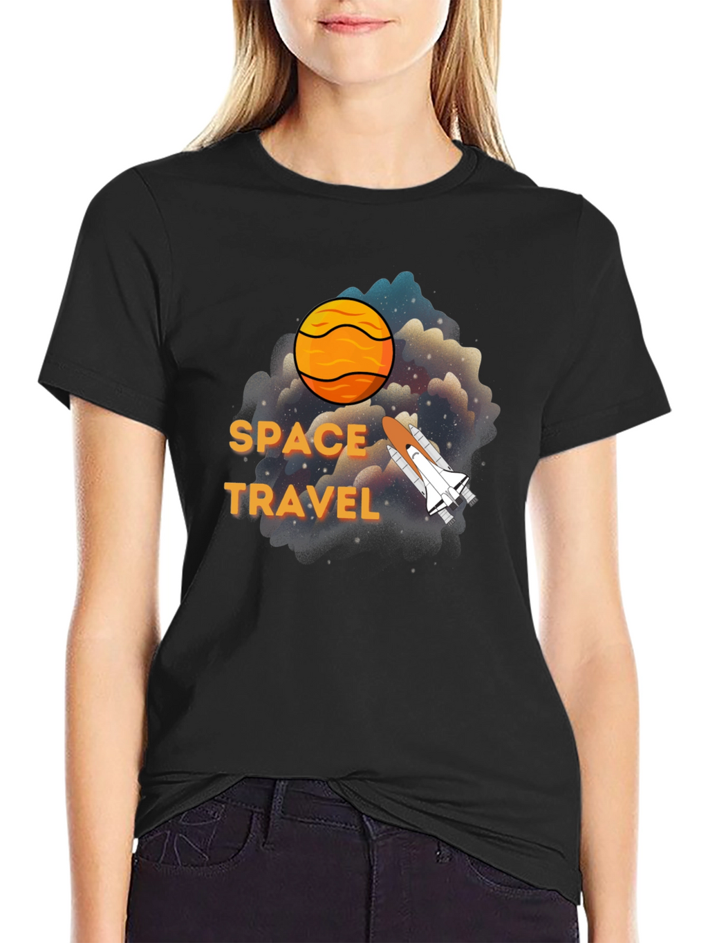 Space Travel Graphic T-Shirt