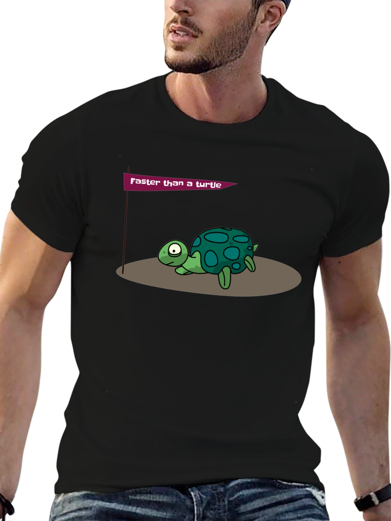Funny Turtle Graphic T-Shirt