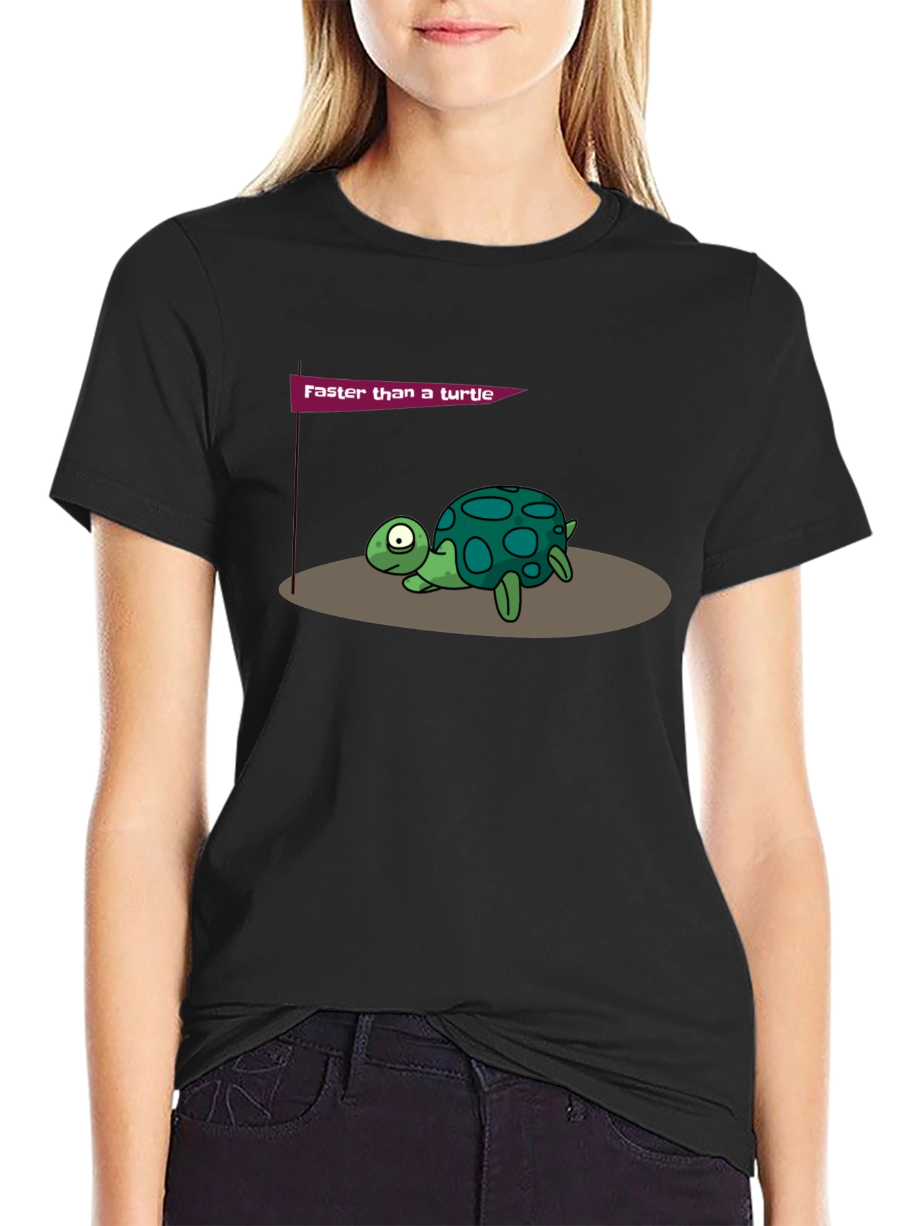 Funny Turtle Graphic T-Shirt