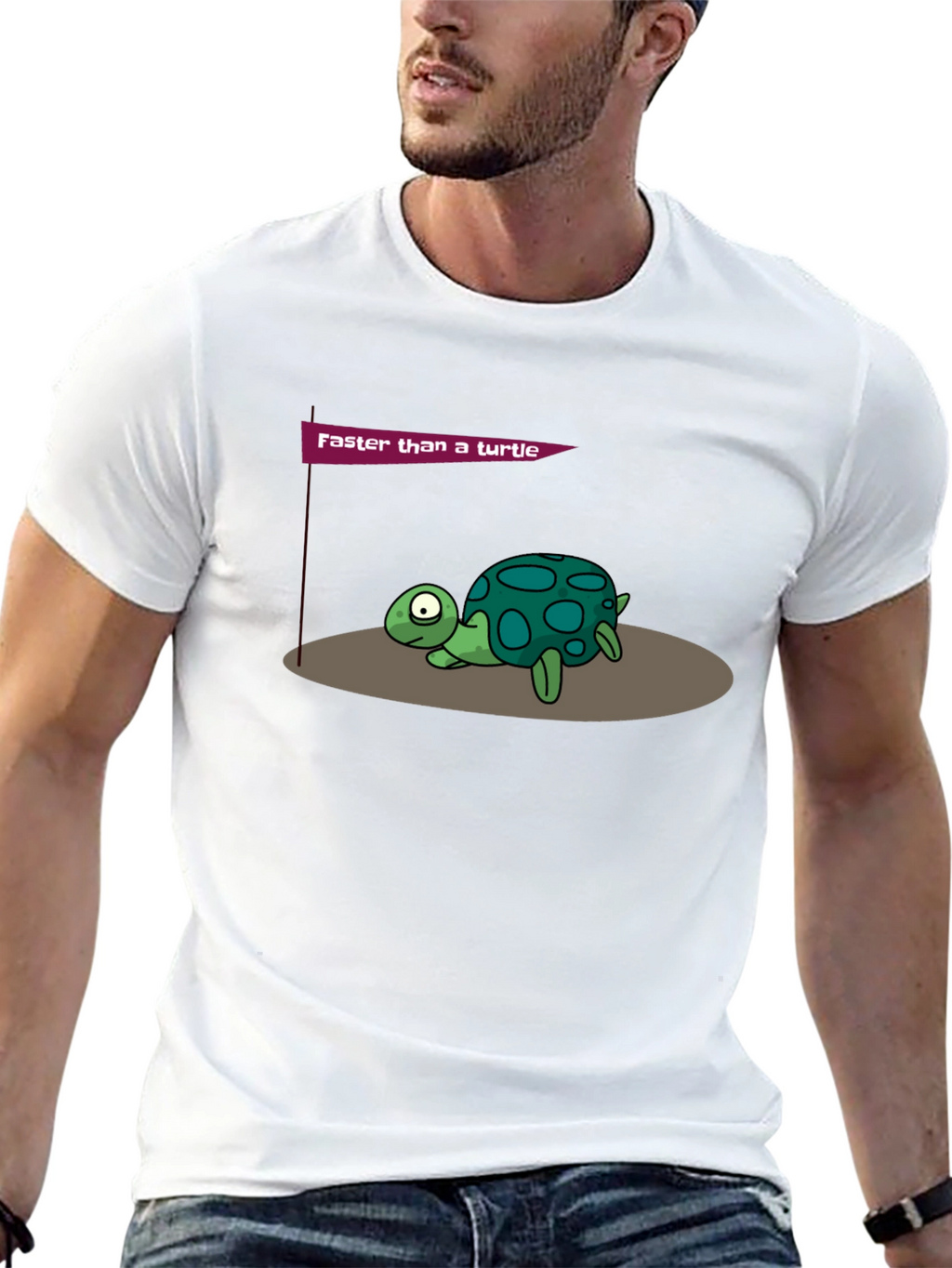 Funny Turtle Graphic T-Shirt