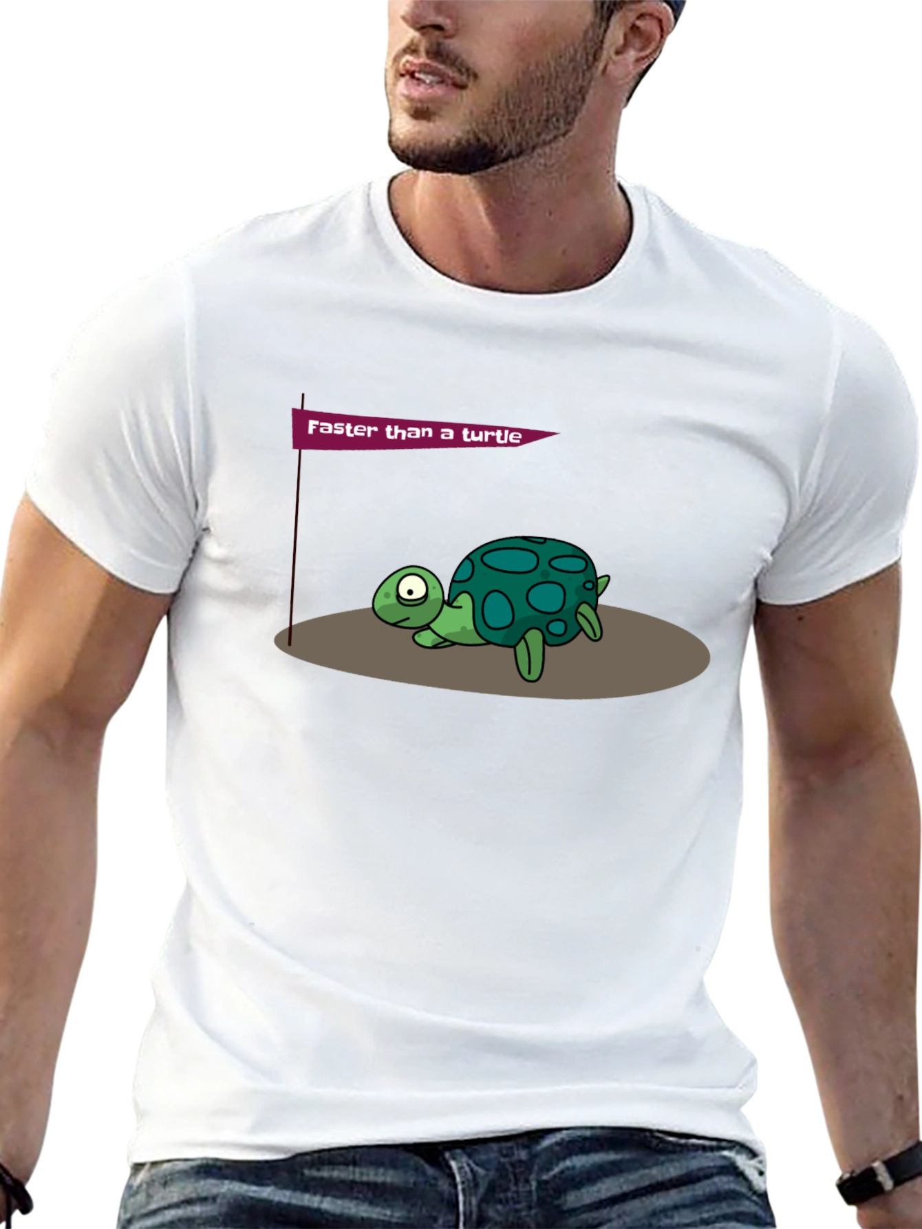 Funny Turtle Graphic T-Shirt