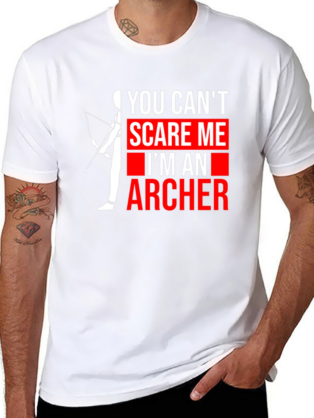 Archer T-Shirt - You Cant Scare Me Graphic Tee