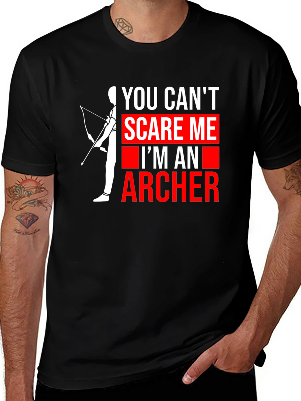 Archer T-Shirt - You Cant Scare Me Graphic Tee