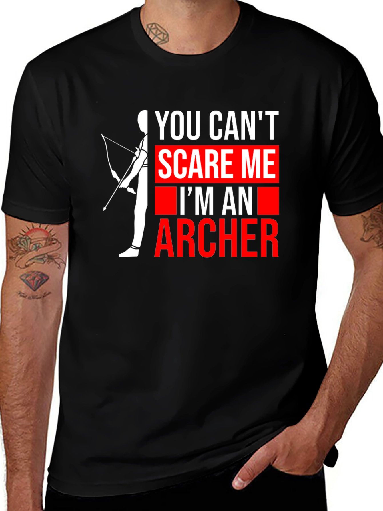 Archer T-Shirt - You Cant Scare Me Graphic Tee