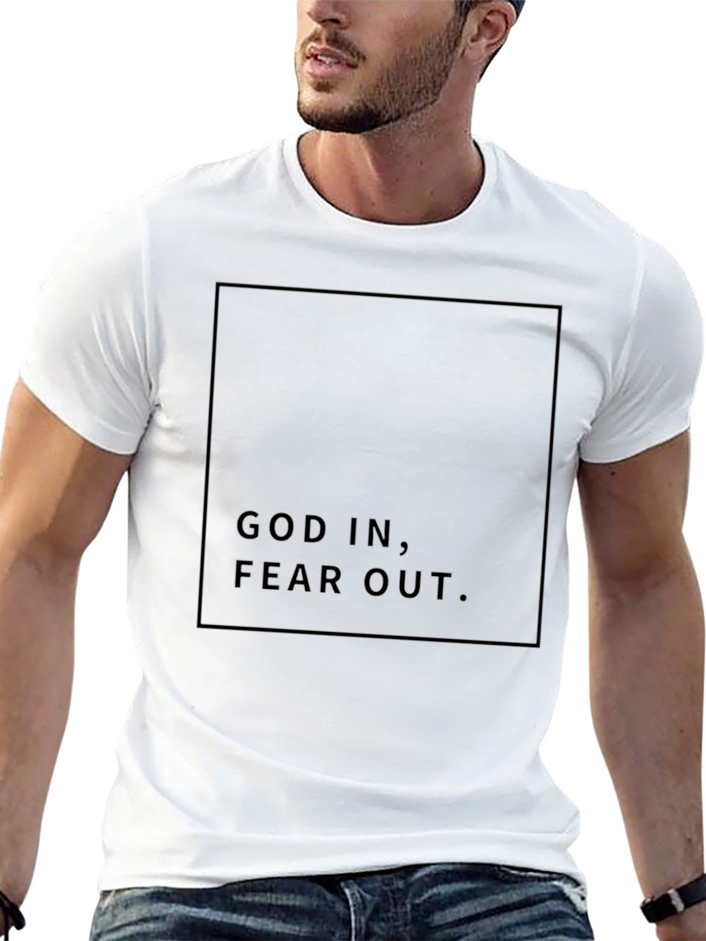 God In Fear Out Black T-Shirt