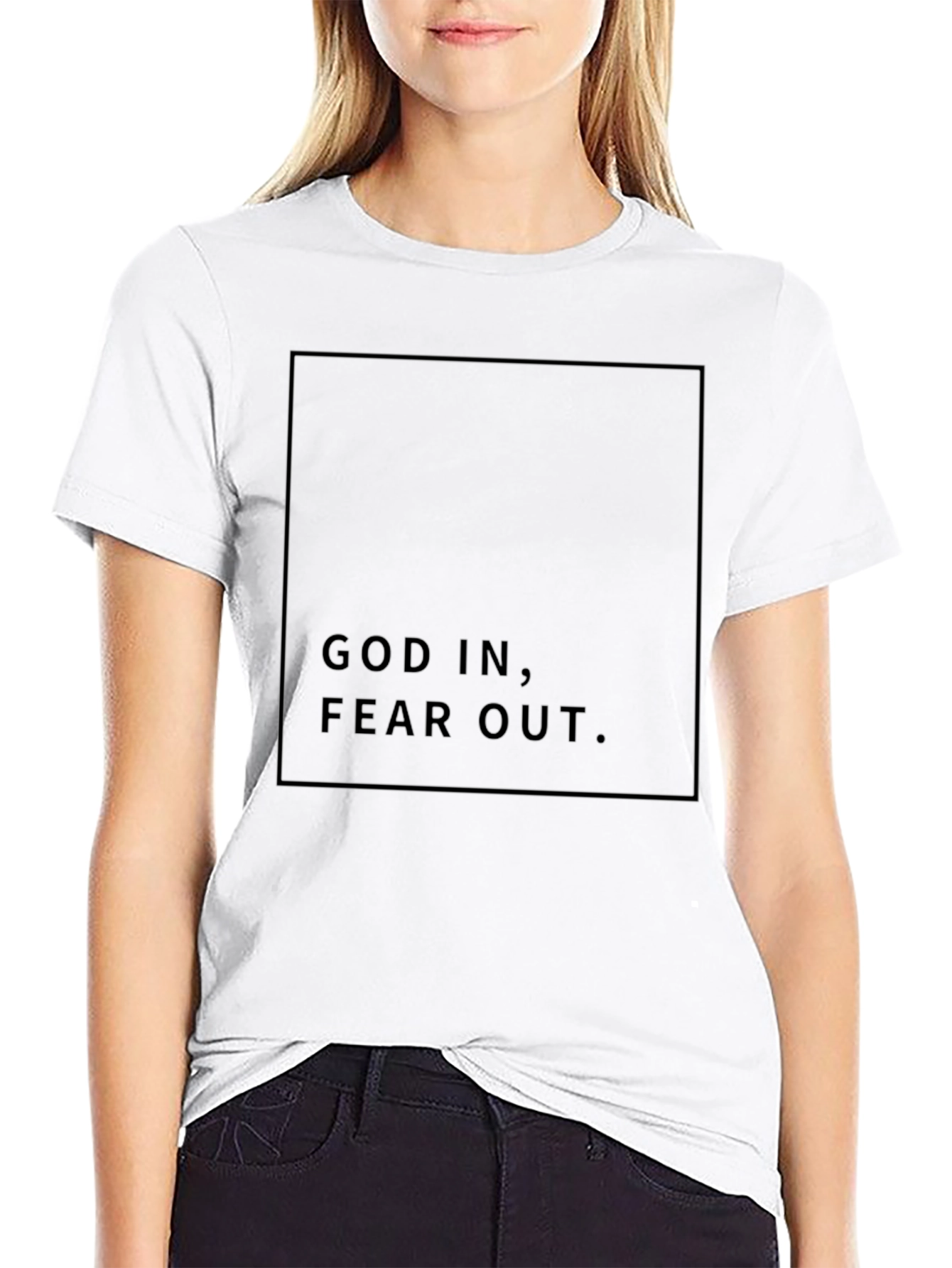 God In Fear Out Black T-Shirt