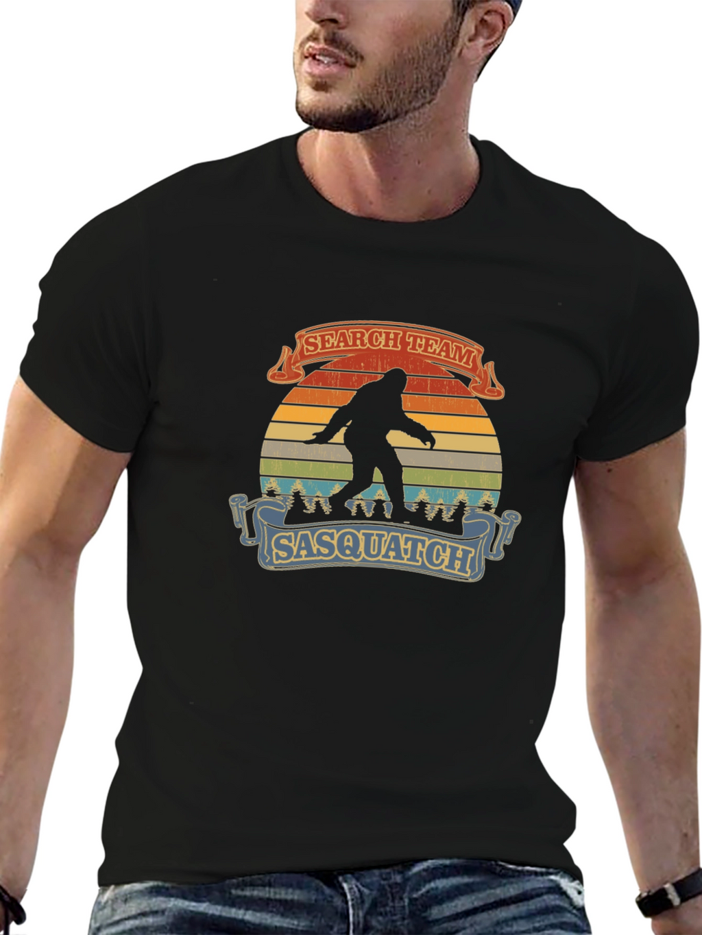 Sasquatch Search Team Graphic Tee