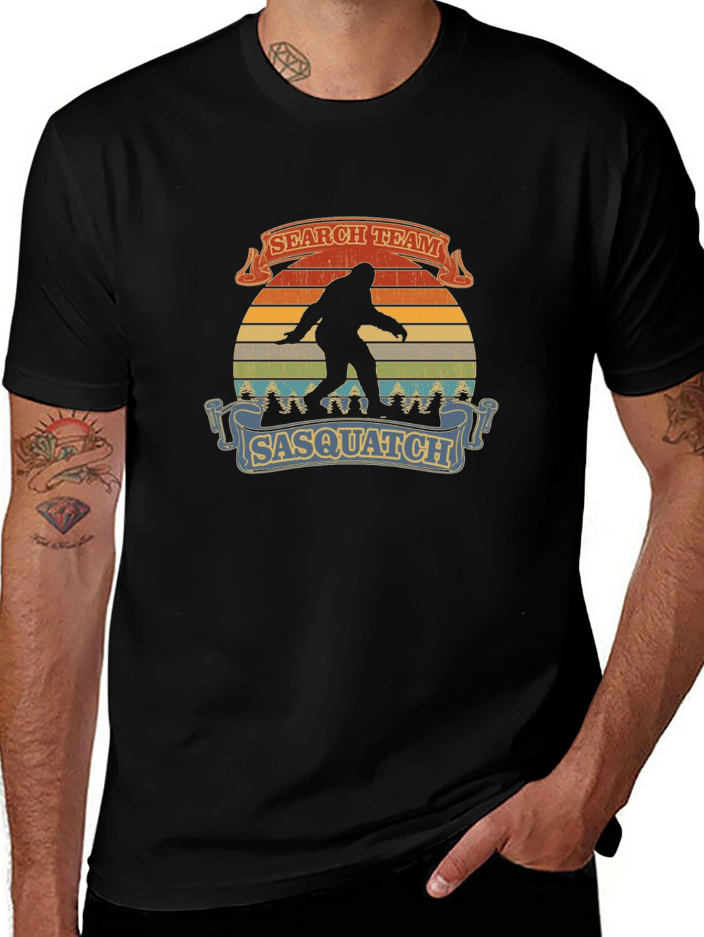 Sasquatch Search Team Graphic Tee
