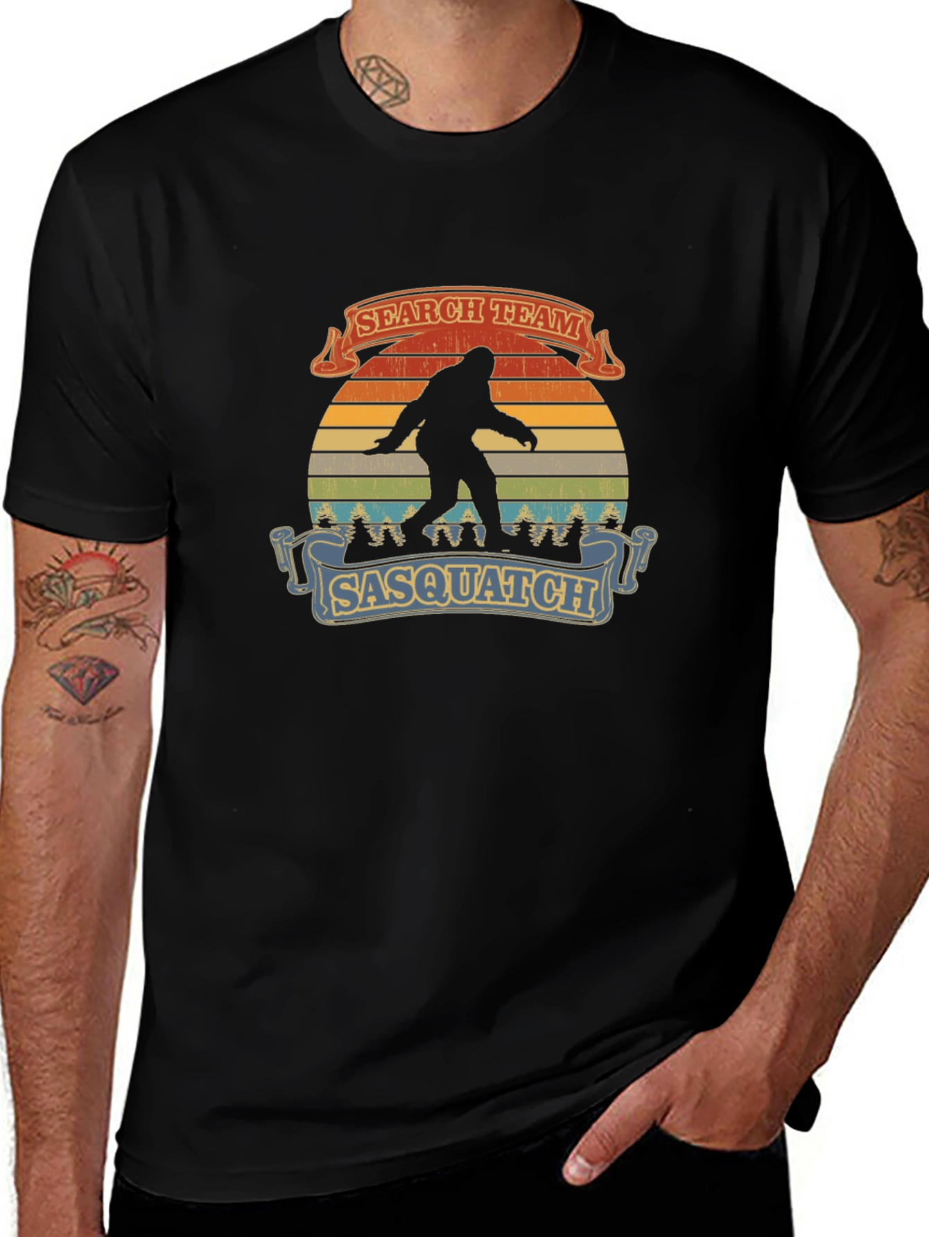 Sasquatch Search Team Graphic Tee