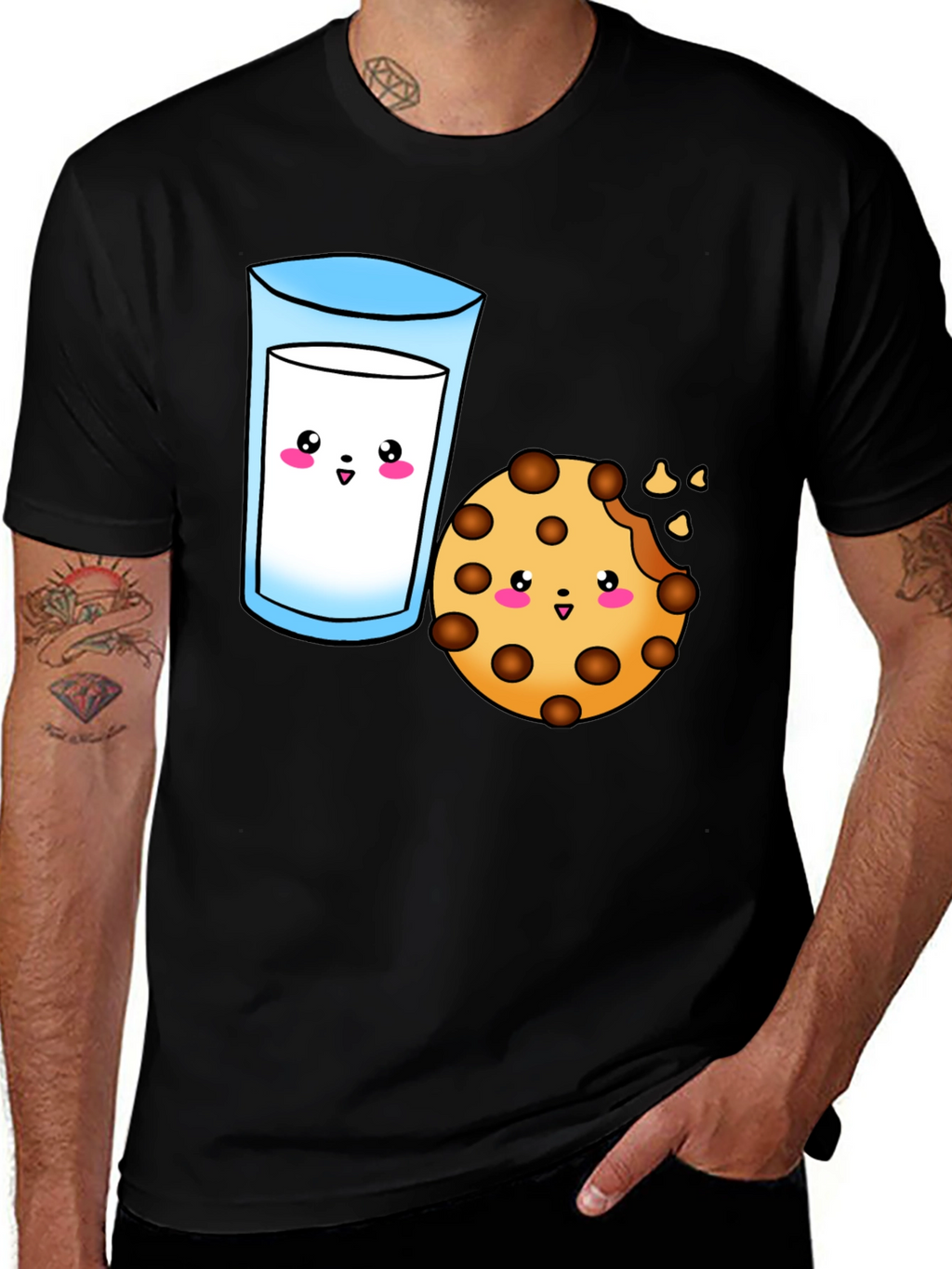 Kawaii Milk and Cookie T-Shirt