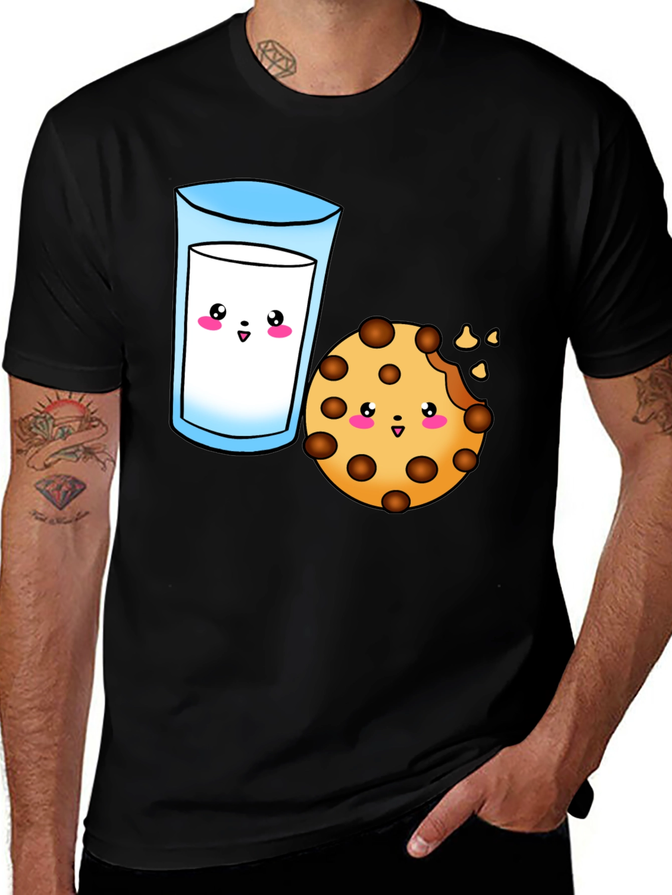 Kawaii Milk and Cookie T-Shirt