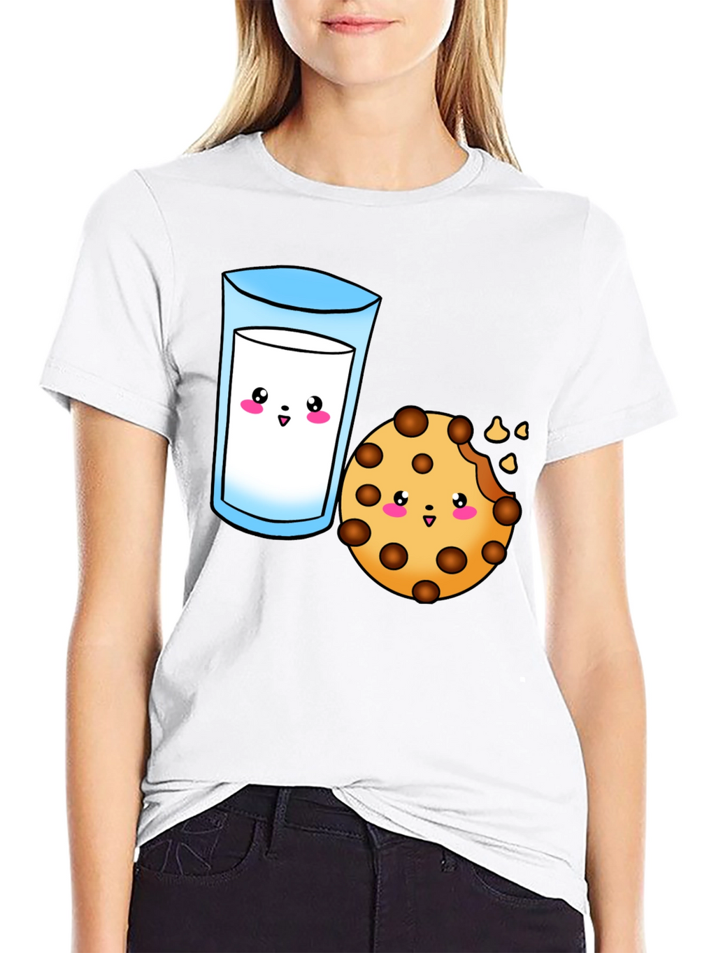 Kawaii Milk and Cookie T-Shirt