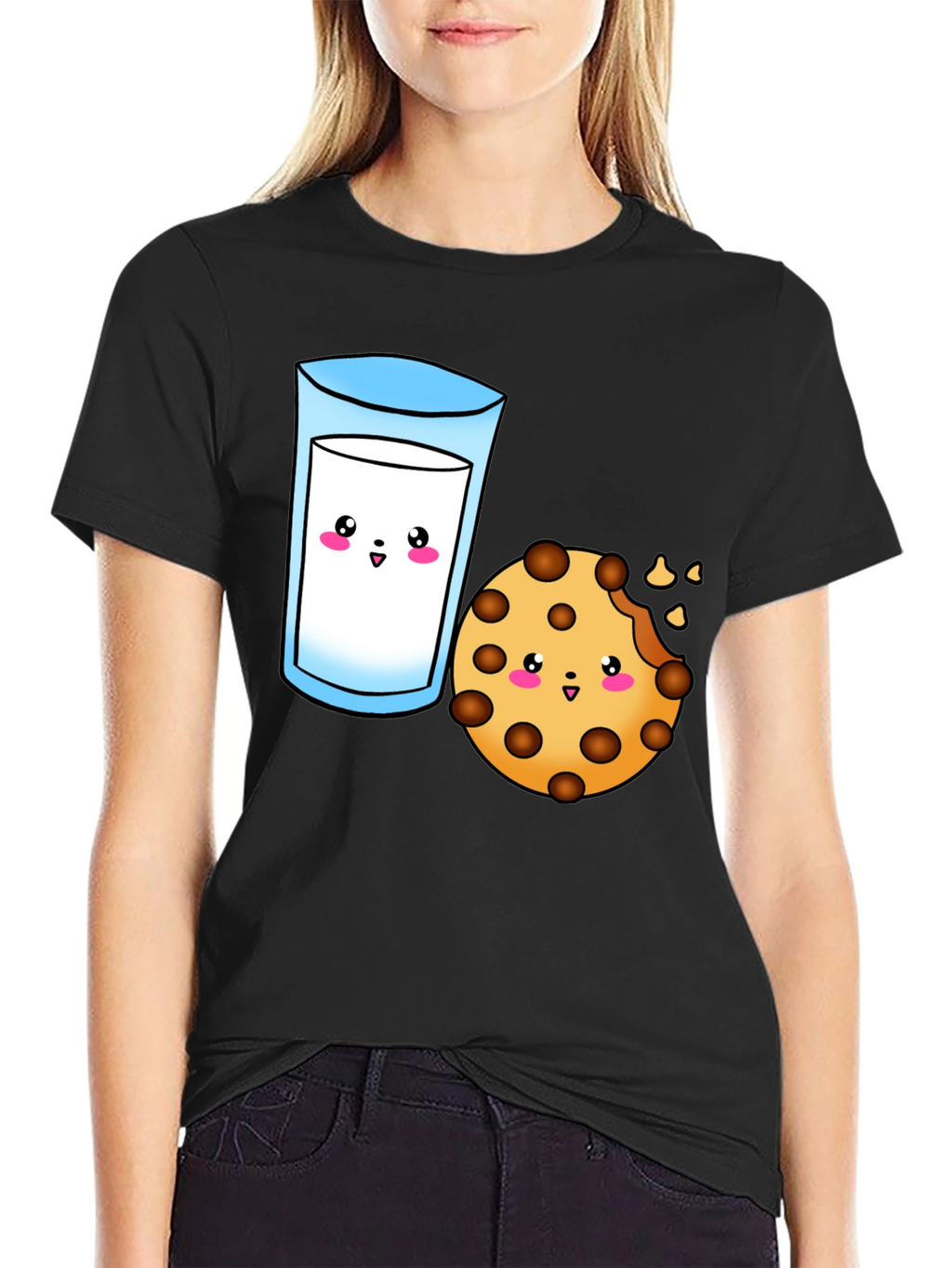 Kawaii Milk and Cookie T-Shirt