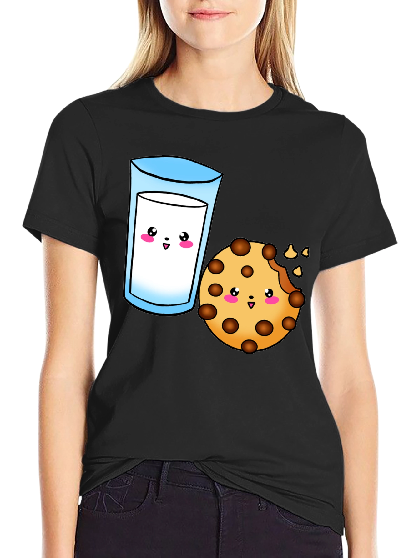 Kawaii Milk and Cookie T-Shirt