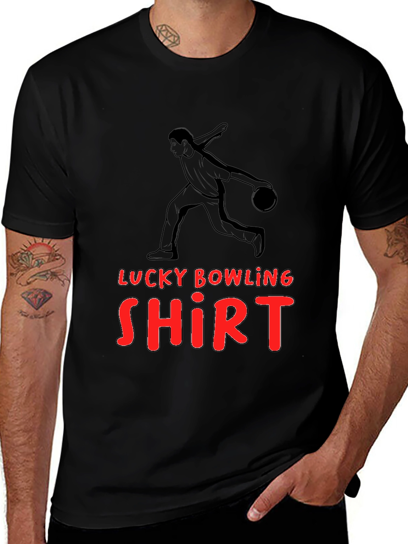Lucky Bowling Shirt - Perfect for Tournaments!