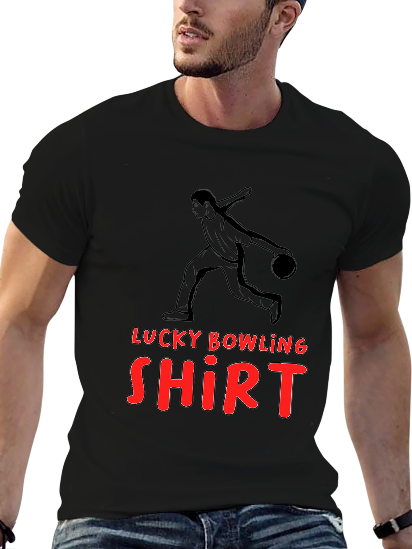 Lucky Bowling Shirt - Perfect for Tournaments!