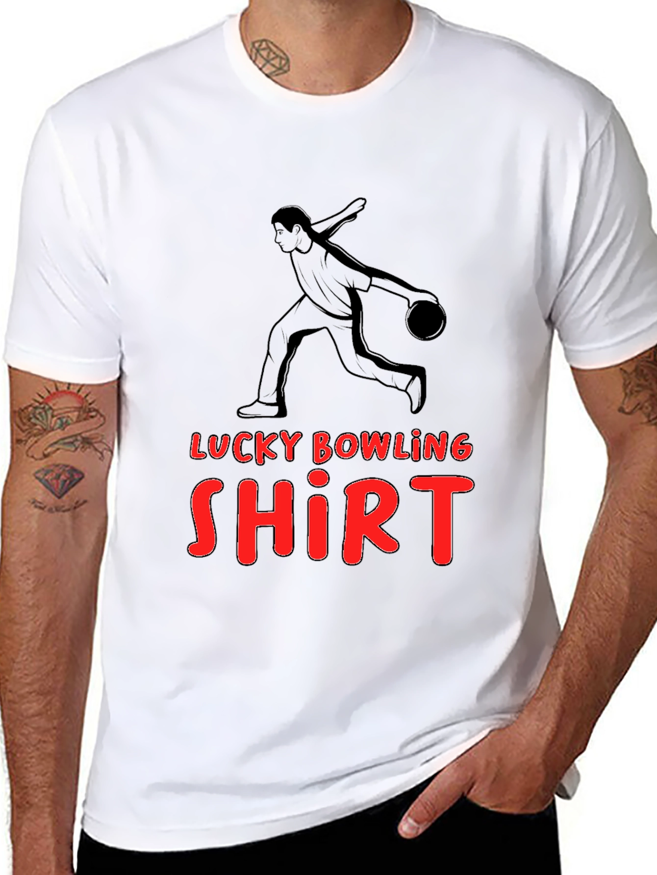 Lucky Bowling Shirt - Perfect for Tournaments!