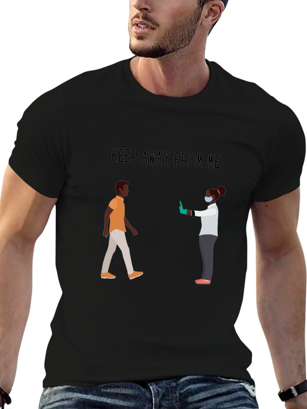 Keep Away Graphic T-Shirt
