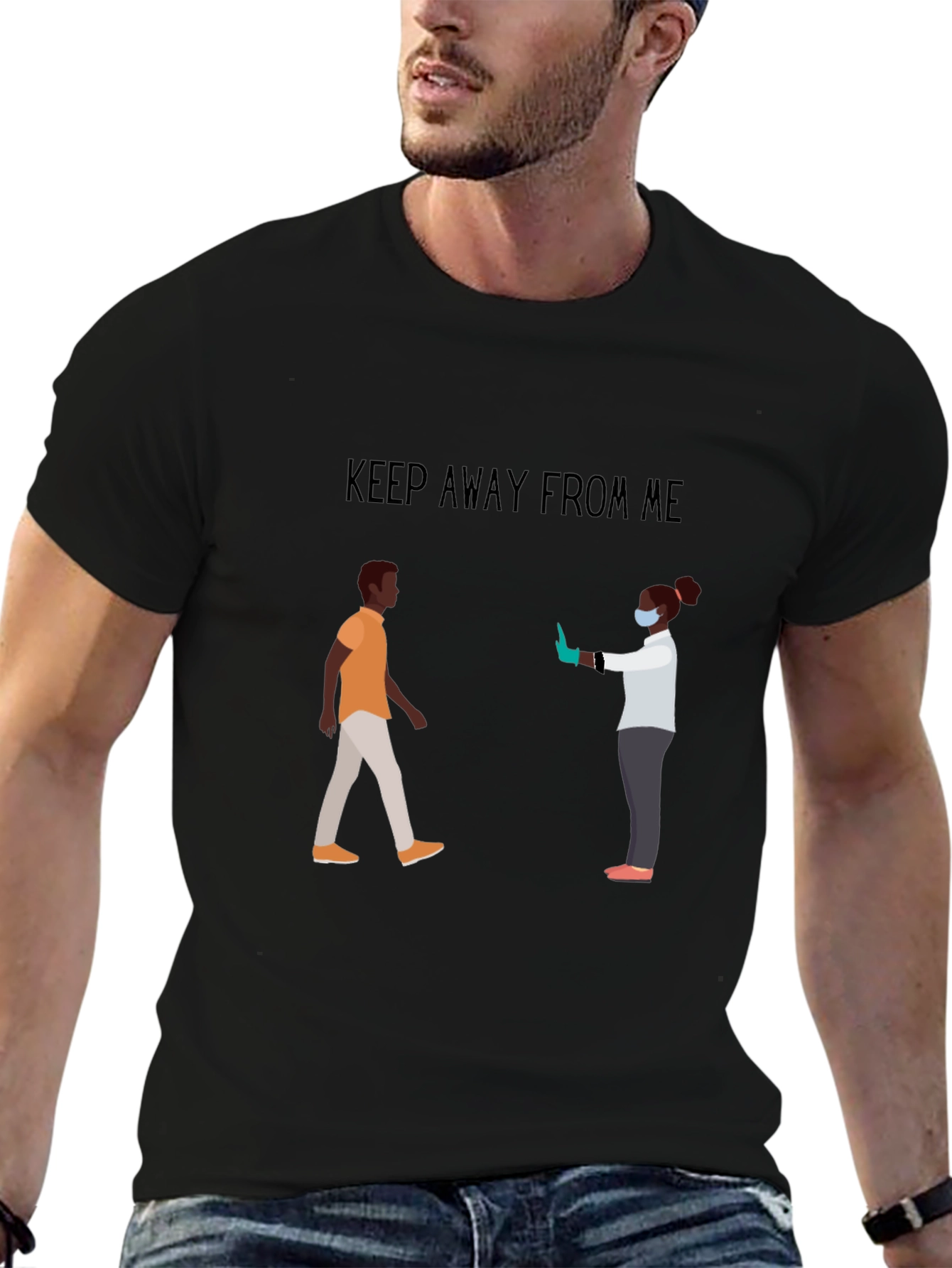 Keep Away Graphic T-Shirt