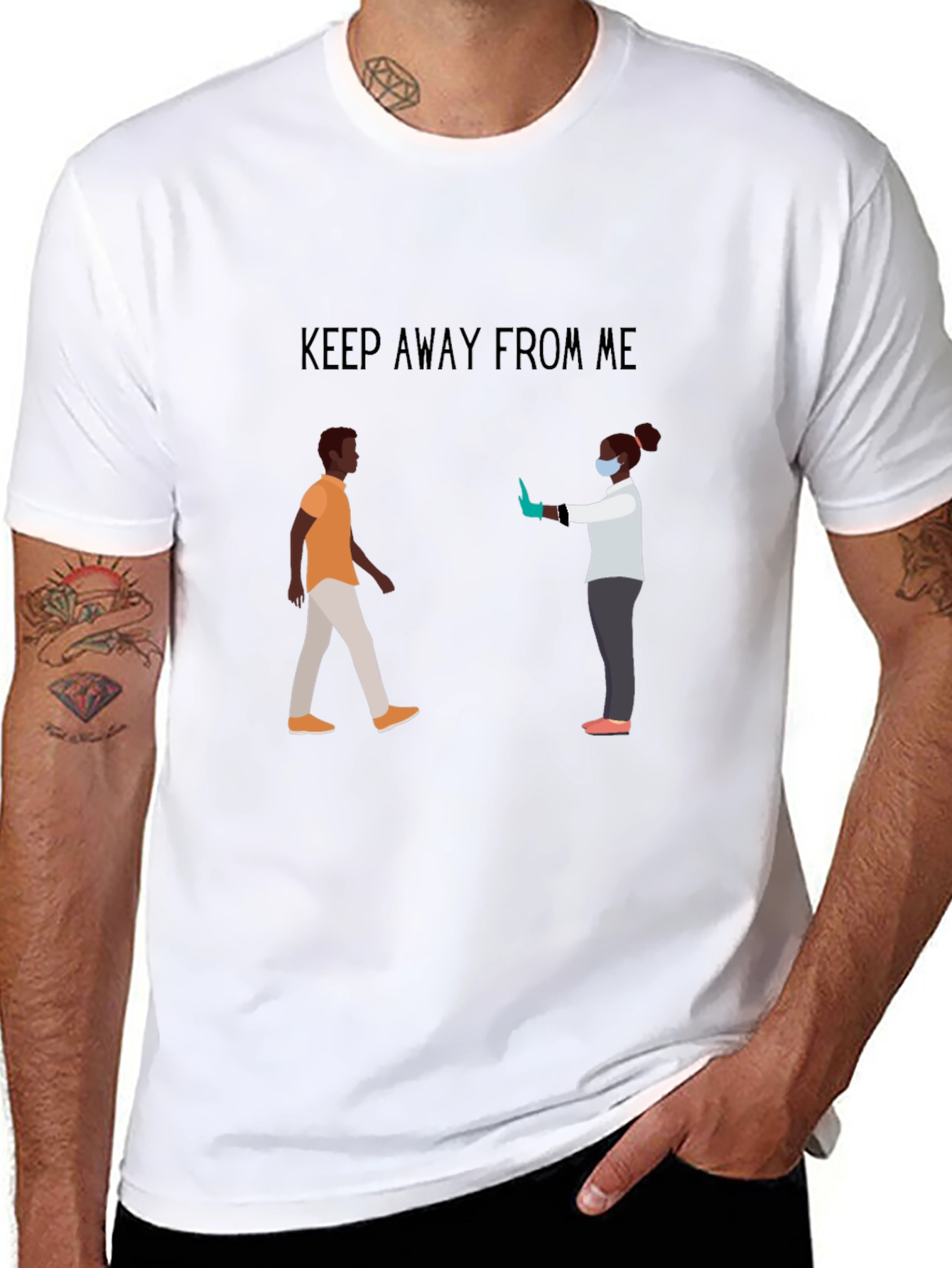 Keep Away Graphic T-Shirt