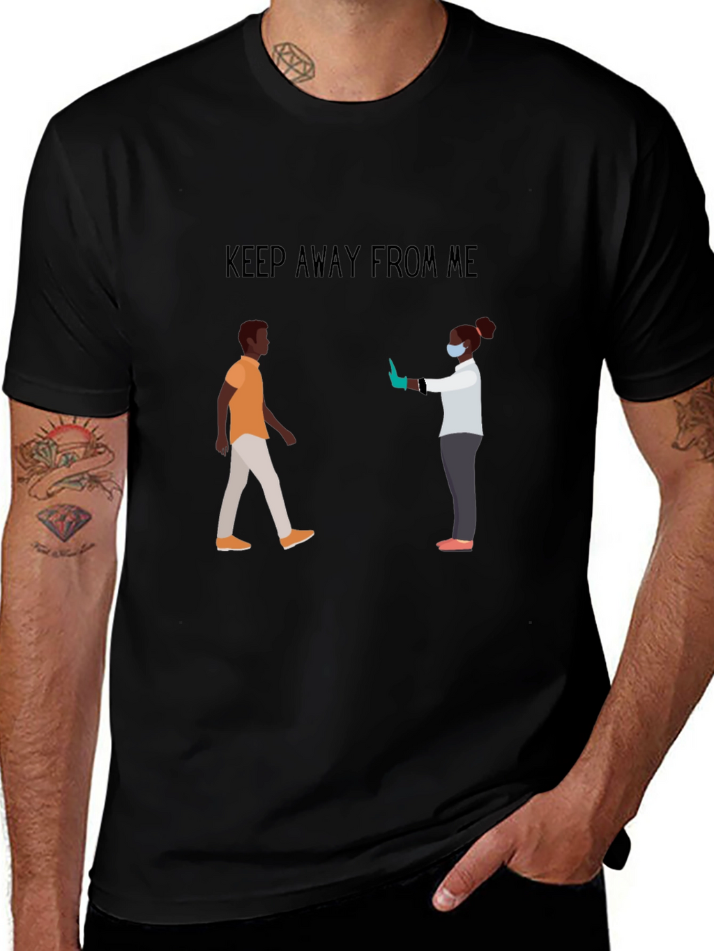 Keep Away Graphic T-Shirt