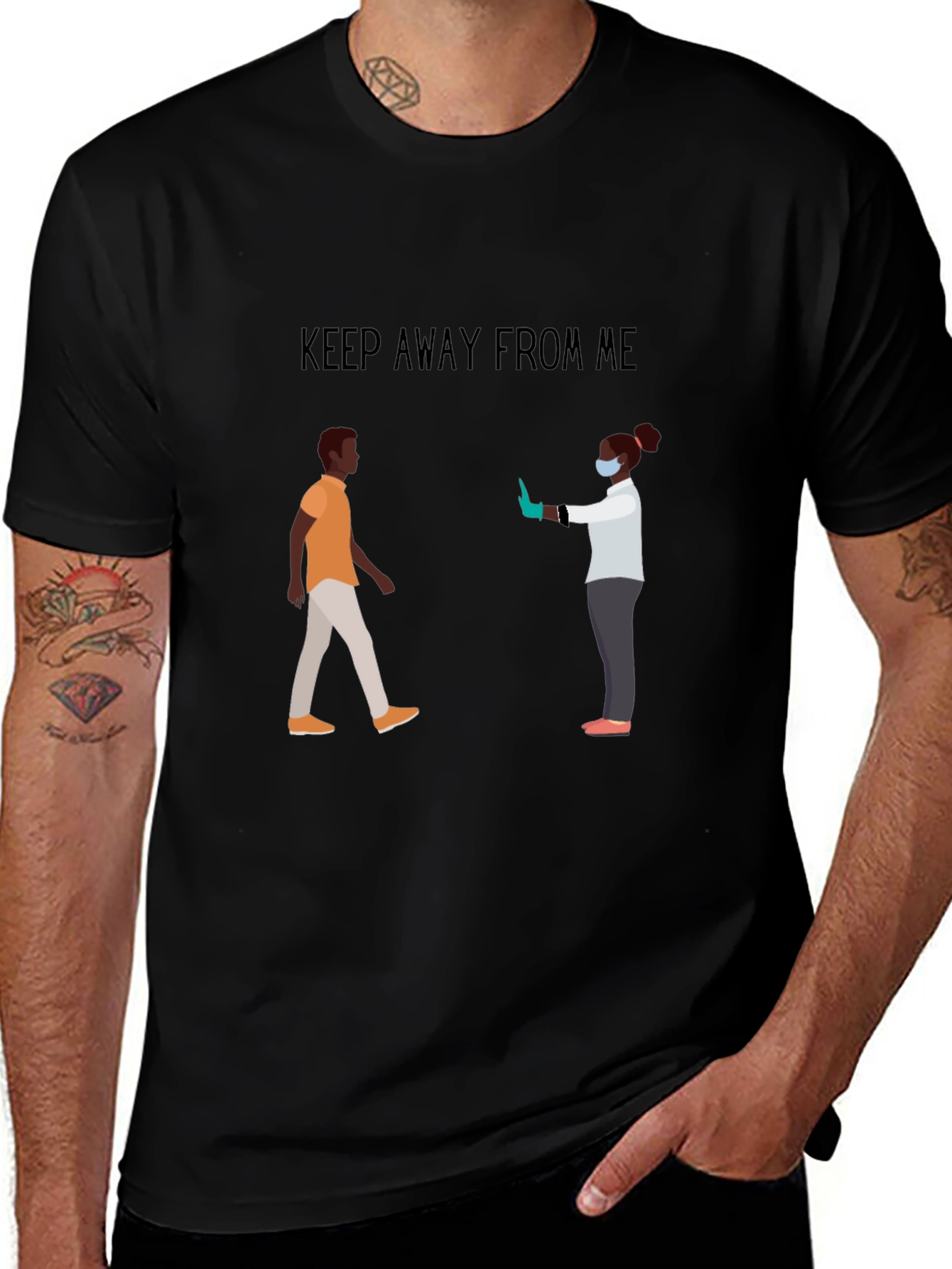 Keep Away Graphic T-Shirt