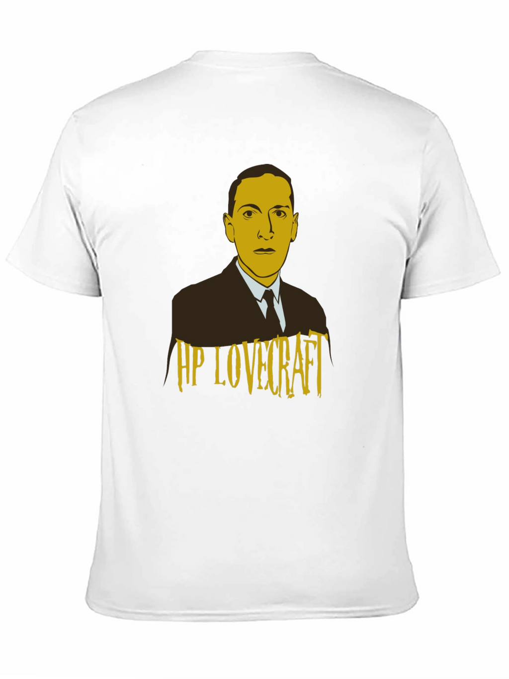 HP Lovecraft Graphic Print Black T-Shirt