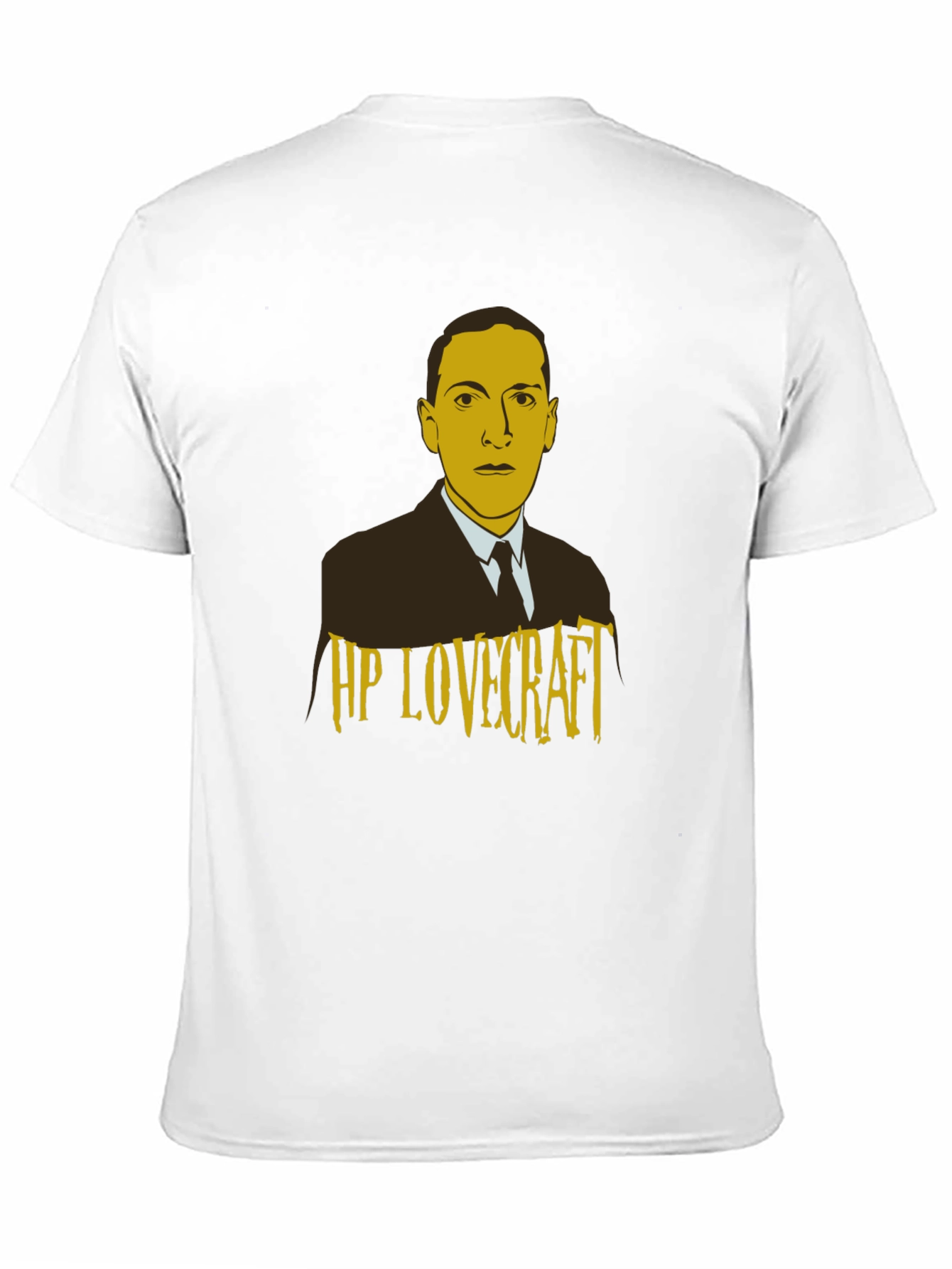HP Lovecraft Graphic Print Black T-Shirt
