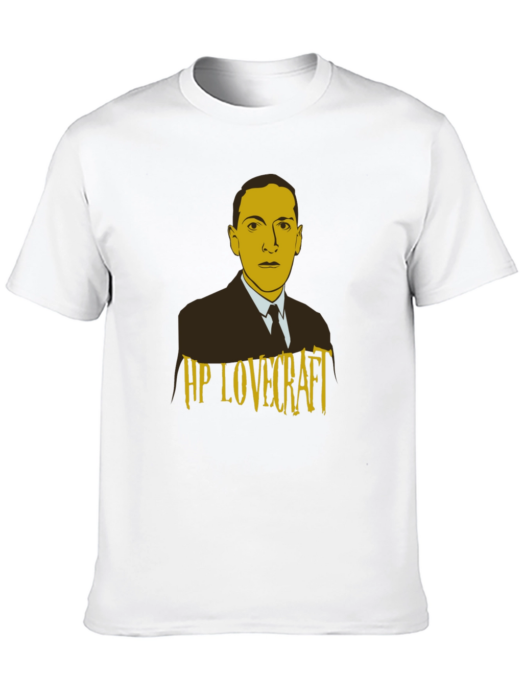 HP Lovecraft Graphic Print Black T-Shirt